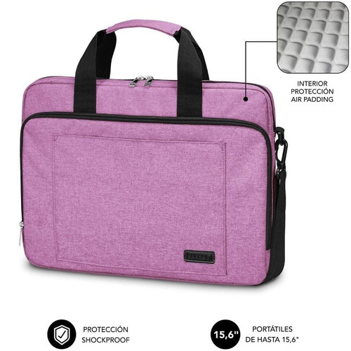 SUBBLIM Maletín Ordenador Air Padding Laptop bag 15,6" Rosa (Espera 4 dias)-SX30 SUBBLIM Maletín Ordenador Air Padding Laptop bag 15,6" Rosa (Espera 4 dias)