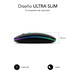 RATON SUBBLIM LED DUAL FLAT RGB BLACK BLUETOOHT BATERIA RECARGABLE