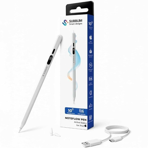 LAPIZ NOTEFLOW PARA IPAD NEGRO SUBBLIM-SX25 LAPIZ NOTEFLOW PARA IPAD NEGRO SUBBLIM