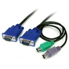 STARTECH CABLE KVM 1,8M ULTRA DELGADO TODO EN UNO