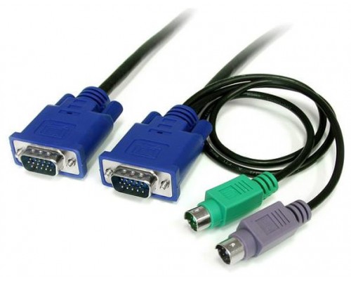 STARTECH CABLE KVM 1,8M ULTRA DELGADO TODO EN UNO