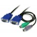 STARTECH CABLE KVM 1,8M ULTRA DELGADO TODO EN UNO