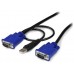 STARTECH CABLE KVM 2 EN 1 3M