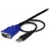 STARTECH CABLE KVM 2 EN 1 3M