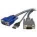 STARTECH CABLE KVM ULTRA THIN DELGADO 3M VGA USB 2