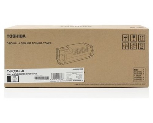 TOSHIBA Toner T-FC34K: e-Studio 287 347 407 negro