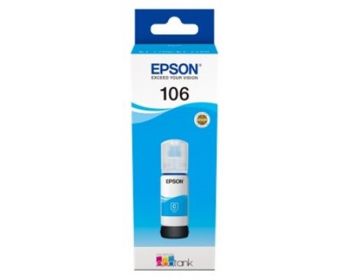 Epson Botella Tinta Ecotank 106 Cyan