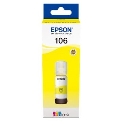 EPSON 106 EcoTank Amarillo ink bottle ET-7700 / ET-7750-IR20 EPSON 106 EcoTank Amarillo ink bottle ET-7700 / ET-7750