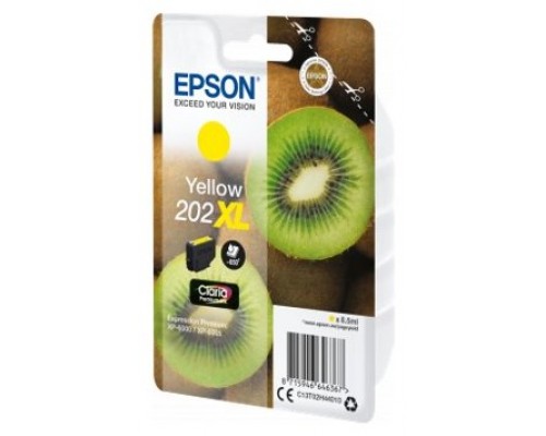 EPSON Singlepack Yellow 202XL Claria Premium Ink con RF