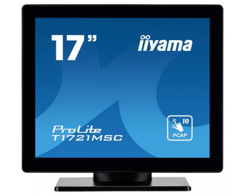 iiyama ProLite T1721MSC-B2 pantalla para PC 43,2 cm (17") 1280 x 1024 Pixeles SXGA LED Pantalla táctil Mesa Negro (Espera 4 dias)