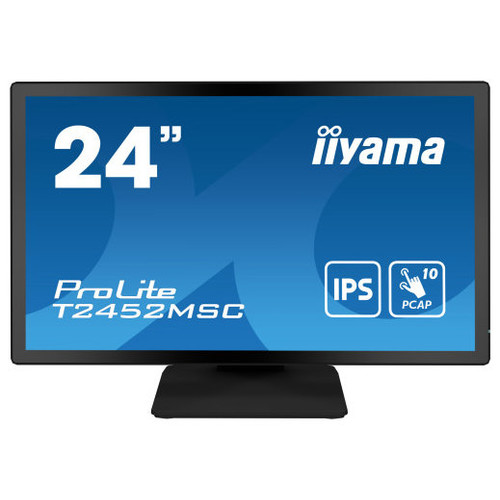 MONITOR IIYAMA 24" TACTIL CAPACITIVO T2452MSC-B1, IPS, 14 MS, HDMI, USB, DISPLAYPORT, ALT, REG INCL 90º, VESA 100 x 100 (Espera 4 dias)-SX18 MONITOR IIYAMA 24" TACTIL CAPACITIVO T2452MSC-B1, IPS, 14 MS, HDMI, USB, DISPLAYPORT, ALT, REG INCL 90º, VESA 100 x 100 (Espera 4 dias)