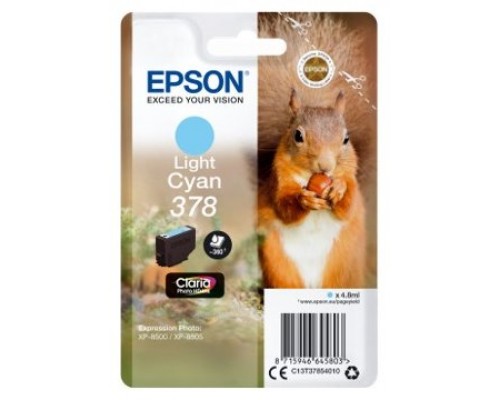 EPSON Singlepack Light Cyan 378 Claria Photo HD Ink con RF