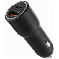 CARGADOR RAPIDO PARA COCHE GEMBIRD CON 2 PUERTOS USB, TIPO C PD, 38 W, NEGRO