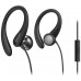 AURICULAR PHILIPS DEPORTIVO INTRAUDITIVO NEGRO CON MICRO