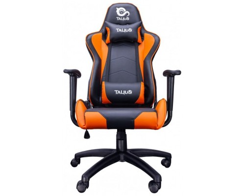 Talius silla Gecko V2 gaming negra/naranja,brazos fijos, butterfly, base nylon, ruedas nylon