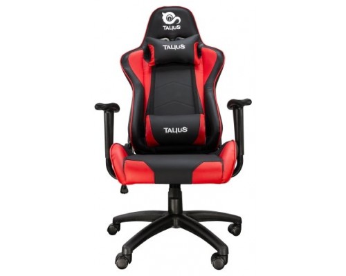 Talius silla Gecko V2 gaming negra/roja, brazos fijos, butterfly, base nylon, ruedas nylon, gas clas