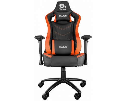 TALIUS silla Vulture gaming negra/naranja butterfly 4D base metal ruedas nylon