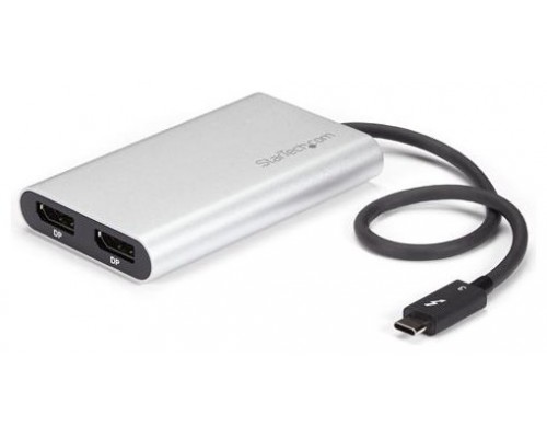 STARTECH ADAPTADOR THUNDERBOLT 3 A 2XDP