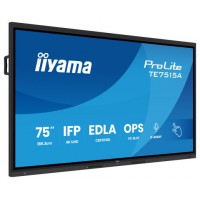 PANTALLA INTERACTIVA 75" EDLA, ANDROID 14, 16/128GB UHD IPS, MM 2X 20W  + 20W SUBWR, 2X HDMI, DP , 1X USB-C,  550CD/M, HORIZ , MEDIA PLAY USB PORTS, ANTIGLARE, LAN, RS232C, IIWARE WIFI-6/BT 5.0, OPS SLOT, VESA 400X400 (MOUNT INCLUDED) (TE7515A-B1AG)-SX20 PANTALLA INTERACTIVA 75" EDLA, ANDROID 14, 16/128GB UHD IPS, MM 2X 20W  + 20W SUBWR, 2X HDMI, DP , 1X USB-C,  550CD/M, HORIZ , MEDIA PLAY USB PORTS, ANTIGLARE, LAN, RS232C, IIWARE WIFI-6/BT 5.0, OPS SLOT, VESA 400X400 (MOUNT INCLUDED) (TE7515A-B1AG)