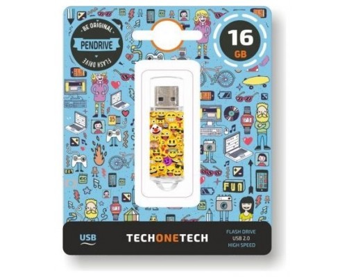 PENDRIVE TECH1TECH-EMOJIS 16GB