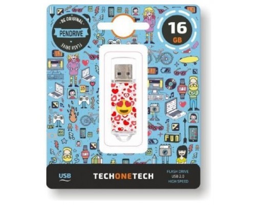 PENDRIVE TECH1TECH-EMOJIS HE 16GB