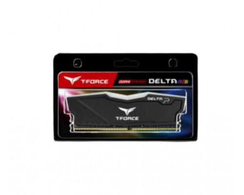 DDR4 TEAMGROUP T-FORCE DELTA RGB 16GB X1 3200 NEGRO