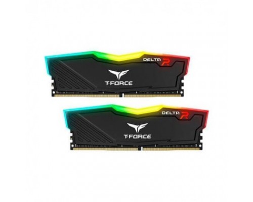 DDR4 TEAMGROUP T-FORCE DELTA RGB 8GB X2 3200 NEGRO