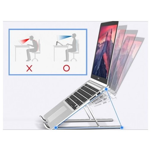 SOPORTE DE PORTATIL CONCEPTRONIC DE ALUMINIO PLEGABLE-SX25 SOPORTE DE PORTATIL CONCEPTRONIC DE ALUMINIO PLEGABLE