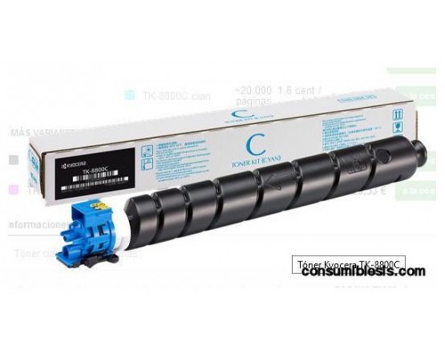 KYOCERA TK-8800C TONER CIAN P8060cdn