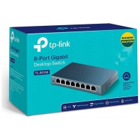 SWITCH TP-LINK SG108S 8PTOS 10/100/1000MBPS