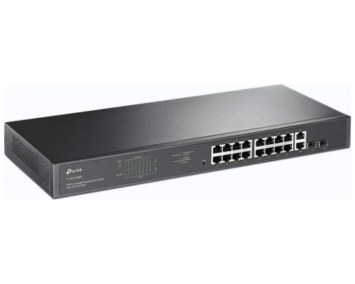 TP-LINK TL-SG1218MP switch Gigabit Ethernet (10/100/1000) Energía sobre Ethernet (PoE) Negro (Espera 4 dias)