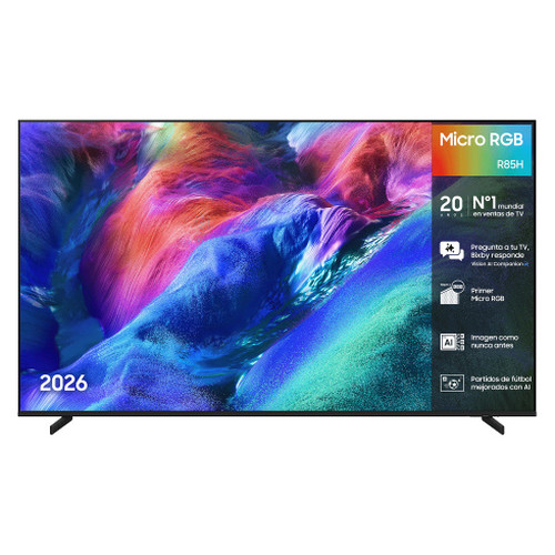 Samsung TV 55" 4K Micro RGB R85H Vision AI Smart TV (2026) (Espera 4 dias)
