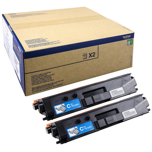 BROTHER Toner cian HLL8350CDW 2 unidades 6K-IR20 BROTHER Toner cian HLL8350CDW 2 unidades 6K