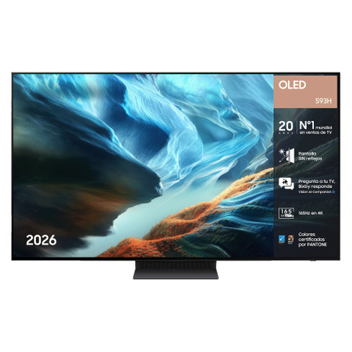 Samsung TV 77" OLED S93H 4K Sin reflejos 165Hz Vision AI Smart TV (2026) (Espera 4 dias)-SX20 Samsung TV 77" OLED S93H 4K Sin reflejos 165Hz Vision AI Smart TV (2026) (Espera 4 dias)