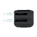 2x 2.5"/3.5", SATA I/II/III, USB 2.0/3.0,