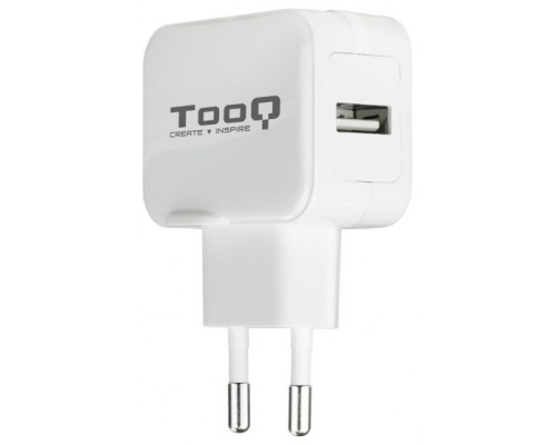 CARGADOR USB PARED TOOQ TQWC-1S01WT 1PTO 2.4A BLANCO