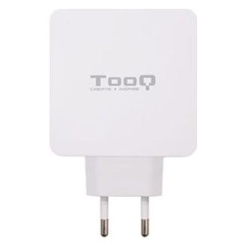 TooQ Cargador de Pared doble puerto USB-C PD + USB A QC3.0, 48W (Espera 4 dias)-SX35 TooQ Cargador de Pared doble puerto USB-C PD + USB A QC3.0, 48W (Espera 4 dias)
