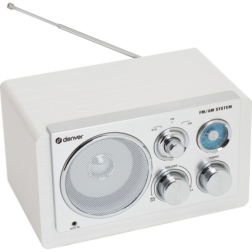 RADIO DENVER DE DISE&Ntilde;O MODERNO BLANCA