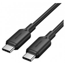 CABLE USB-C A USB-C 2.0 3A 1 M NEGRO VENTION (Espera 4 dias)