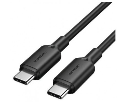 CABLE USB-C A USB-C 2.0 3A 1 M NEGRO VENTION (Espera 4 dias)