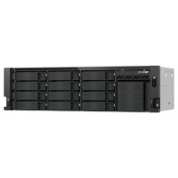 QNAP TS-H1655XEU-RP Servidor de almacenamiento Bastidor (3U) Intel Atom® C5125 8 GB DDR4 0 TB QuTS hero Negro, Gris (Espera 4 dias)