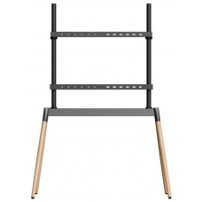 SOPORTE DE SUELO GEMBIRD PARA TV 55" - 86" NEGRO/MADERA-SX30 SOPORTE DE SUELO GEMBIRD PARA TV 55" - 86" NEGRO/MADERA