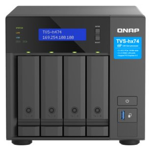 QNAP SERVIDOR NAS TVS-H474-PT-8G (Espera 4 dias)-SX25 QNAP SERVIDOR NAS TVS-H474-PT-8G (Espera 4 dias)
