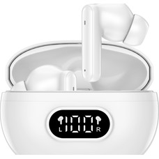 AURICULARES BLUETOOTH DENVER INALAMBRICOS CON ENC (4 MICROFONOS) BLANCO-SX30 AURICULARES BLUETOOTH DENVER INALAMBRICOS CON ENC (4 MICROFONOS) BLANCO