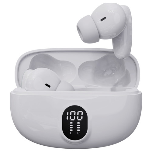 AURICULARES BLUETOOTH DENVER INALAMBRICOS CON EFECTO DE LUZ BLANCO-SX30 AURICULARES BLUETOOTH DENVER INALAMBRICOS CON EFECTO DE LUZ BLANCO