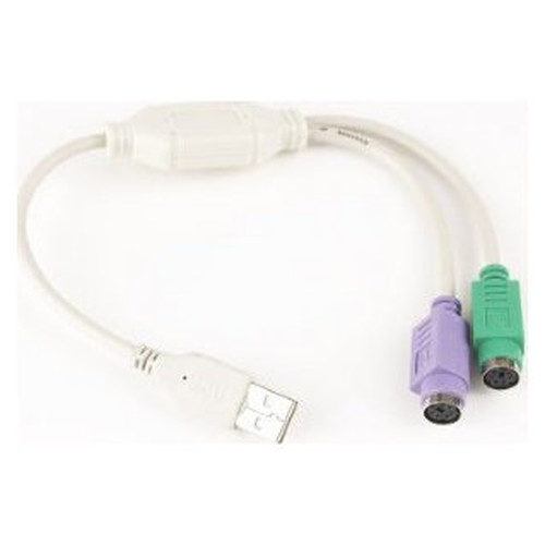 CABLE ADAPTADOR GEMBIRD USB MACHO A 2x PS2 HEMBRA BLANCO-SX60 CABLE ADAPTADOR GEMBIRD USB MACHO A 2x PS2 HEMBRA BLANCO