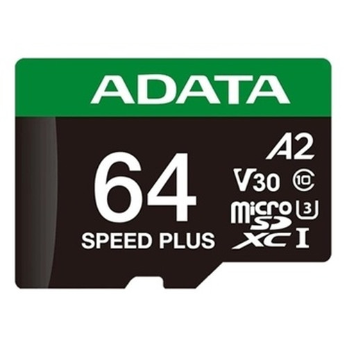 ADATA Speed Plus microSDXC UHS-I 64GB U3 V30 A2-IA20 ADATA Speed Plus microSDXC UHS-I 64GB U3 V30 A2