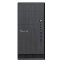 CAJA MICRO ATX UNYKA AERO C12 FRONTAL ALUMINIO