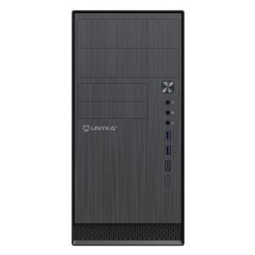 CAJA MICROATX UNYKA AERO C12 FRONTAL ALUMINIO