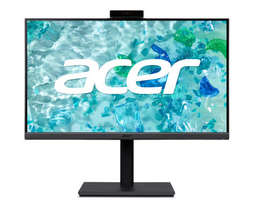 ACER Monitor B277D / 27" / FHD / VGA-HDMI-DisplayPort-USB / ZeroFrame / Regulable Altura / Webcam